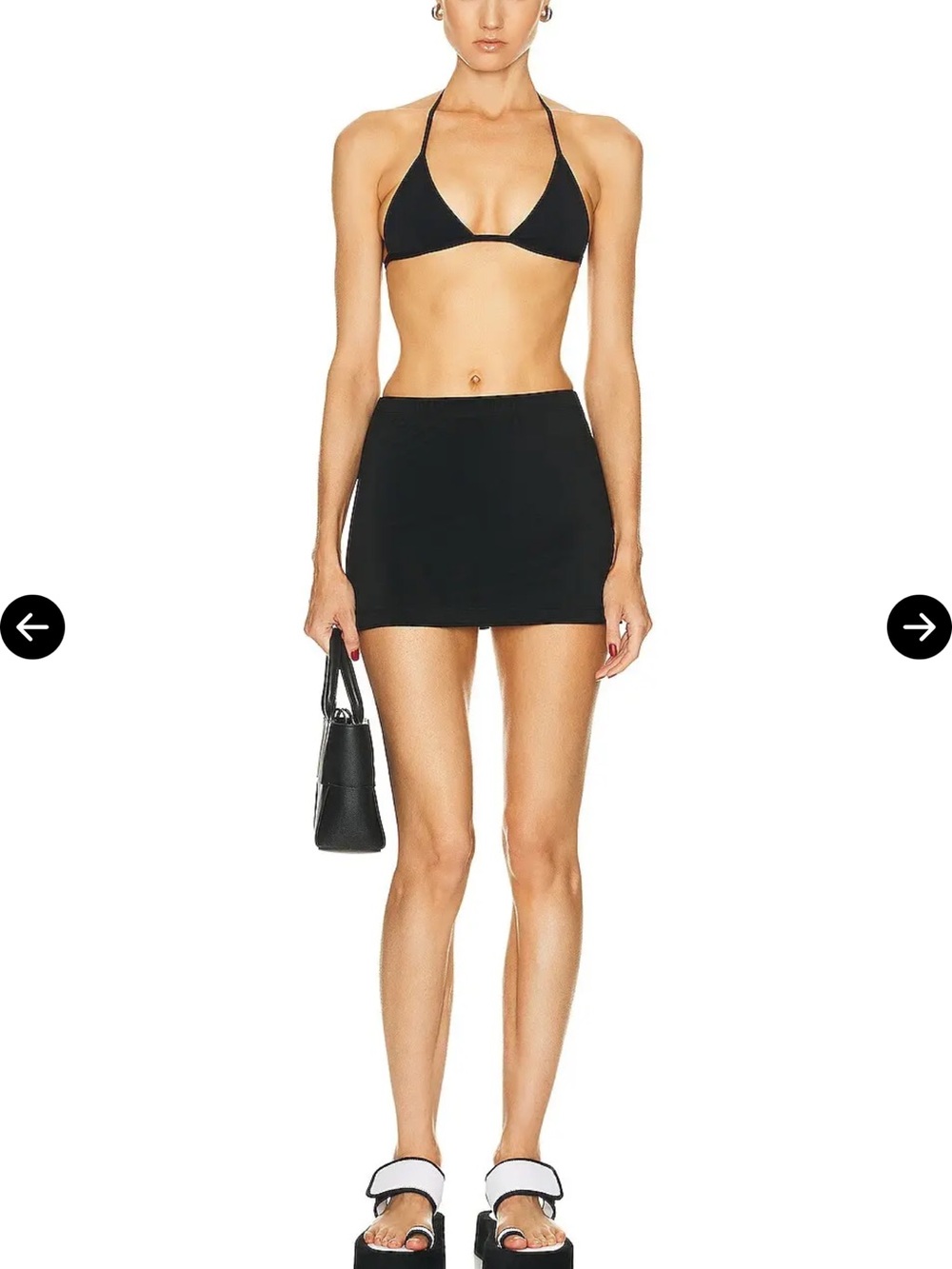 WARDROBE.NYC Black Mini Skirt